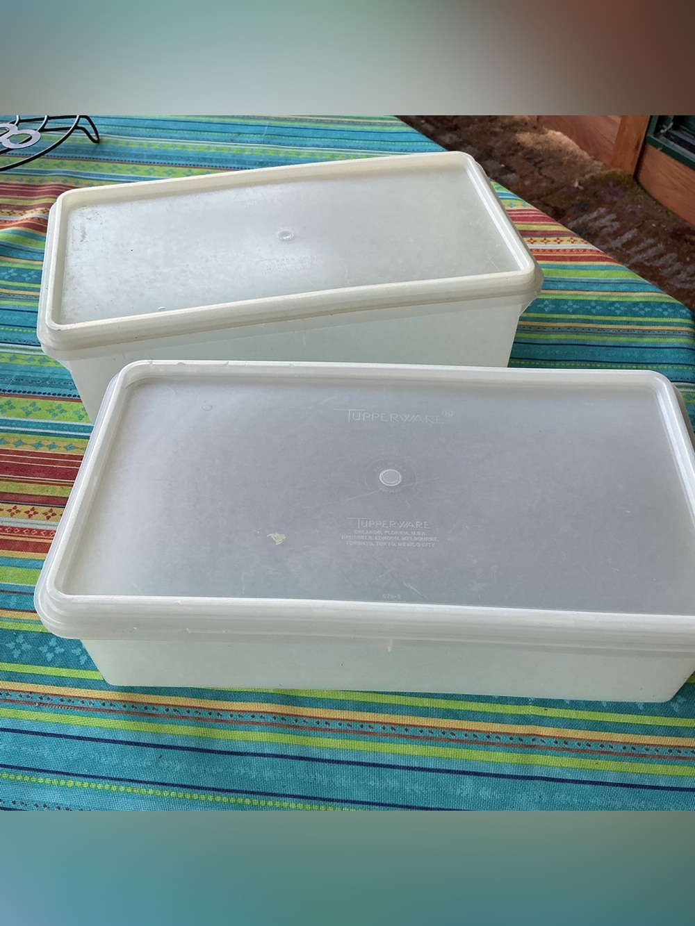 Tupperware Vintage Kracker Keeper - set of two